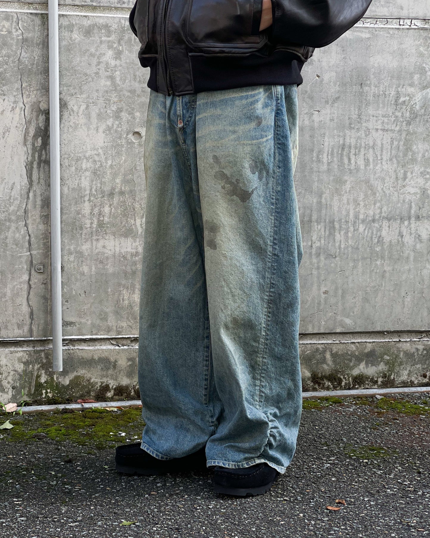 refomed FRESH MAN DENIM WIDE PANTS “USED”