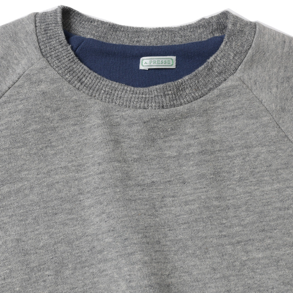 A.PRESSE Vintage Light Weight Reversible Sweatshirt
