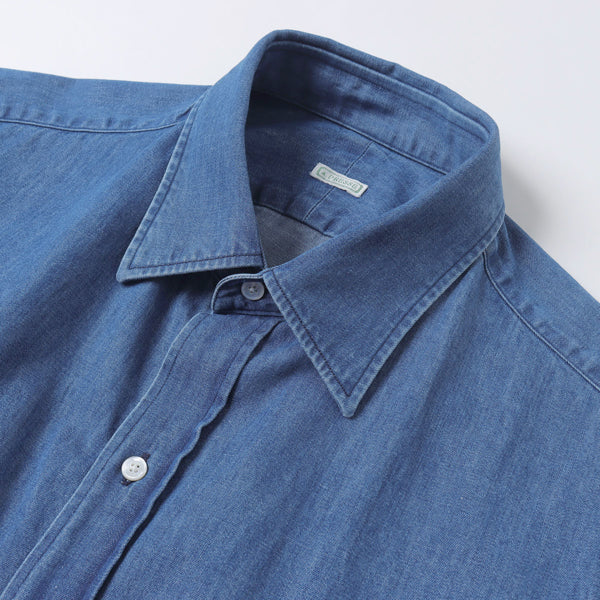 A.PRESSE Washed Denim Shirt