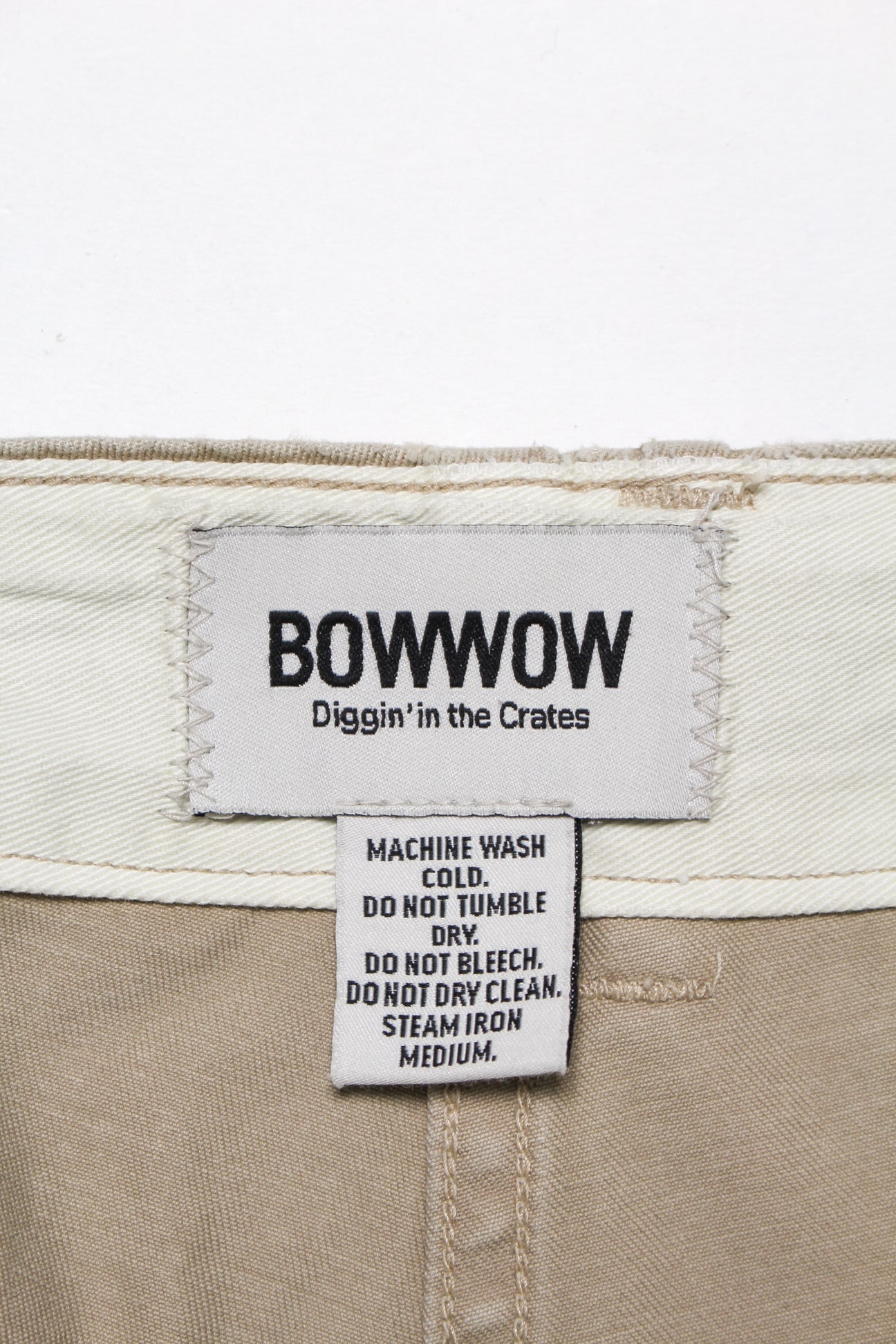 BOW WOW M41 CHINO TROUSERS (Metal button)