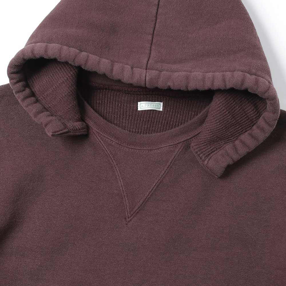 A.PRESSE Vintage Attached Hood Sweat Parka