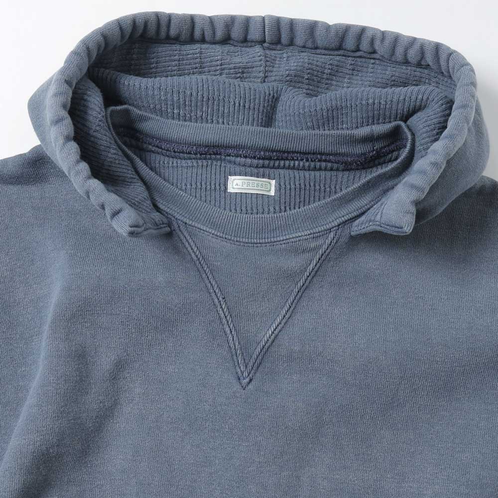 A.PRESSE Vintage Attached Hood Sweat Parka