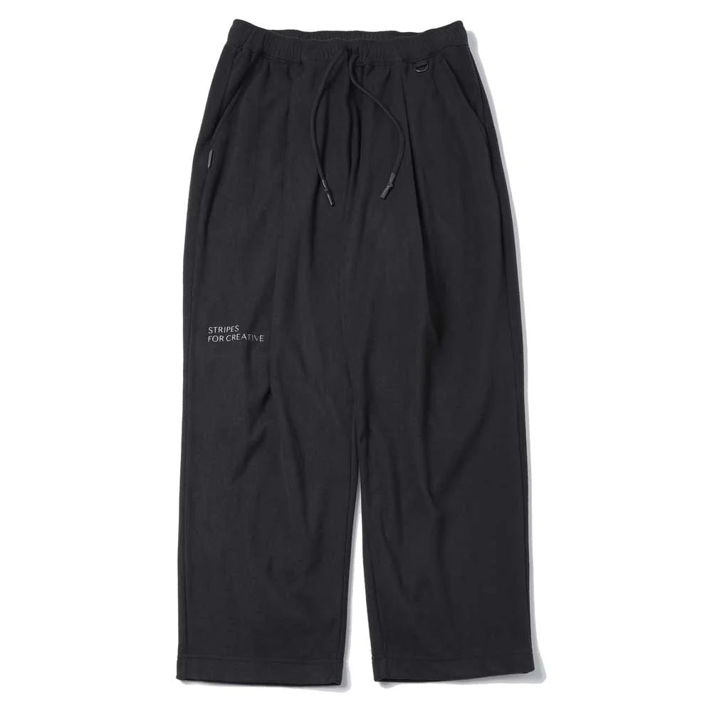S.F.C (STRIPES FOR CREATIVE) FLEECE WIDE TAPERED EASY PANTS