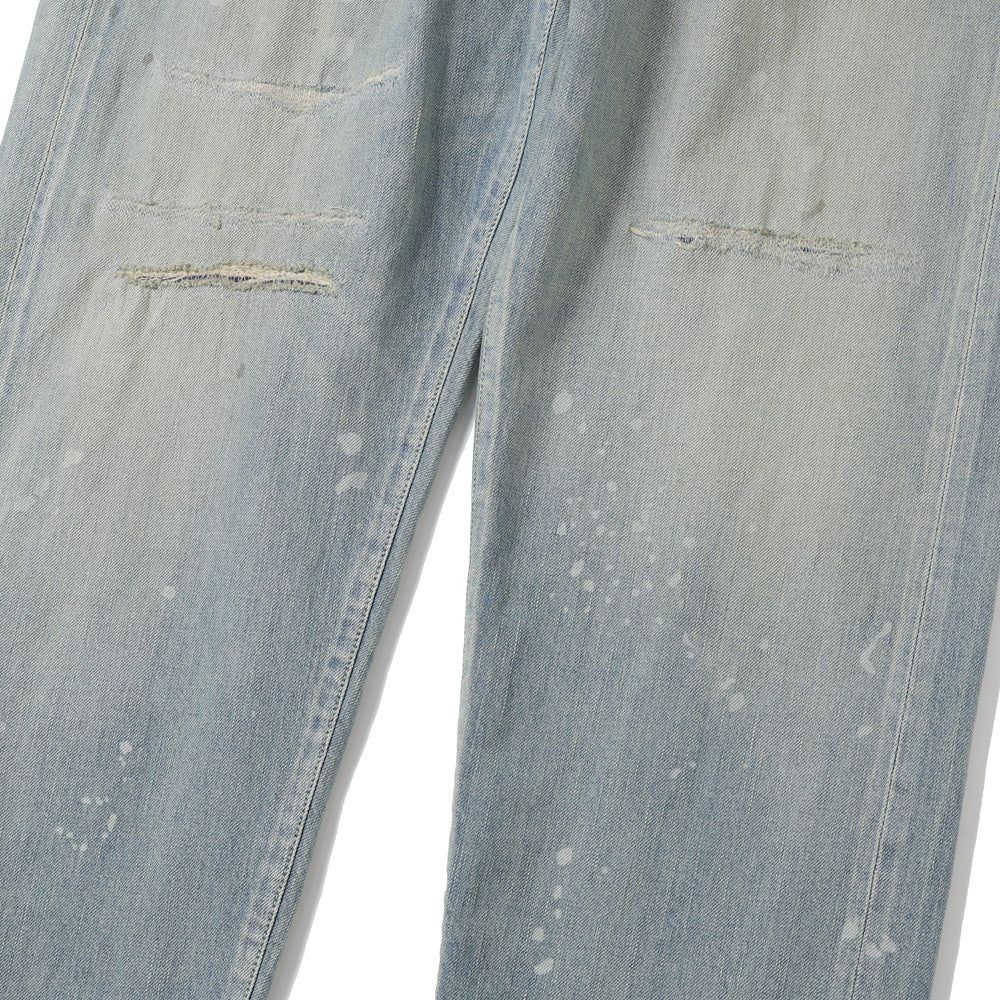 A.PRESSE No.37 Washed Wide Denim Pants (BLEACH)