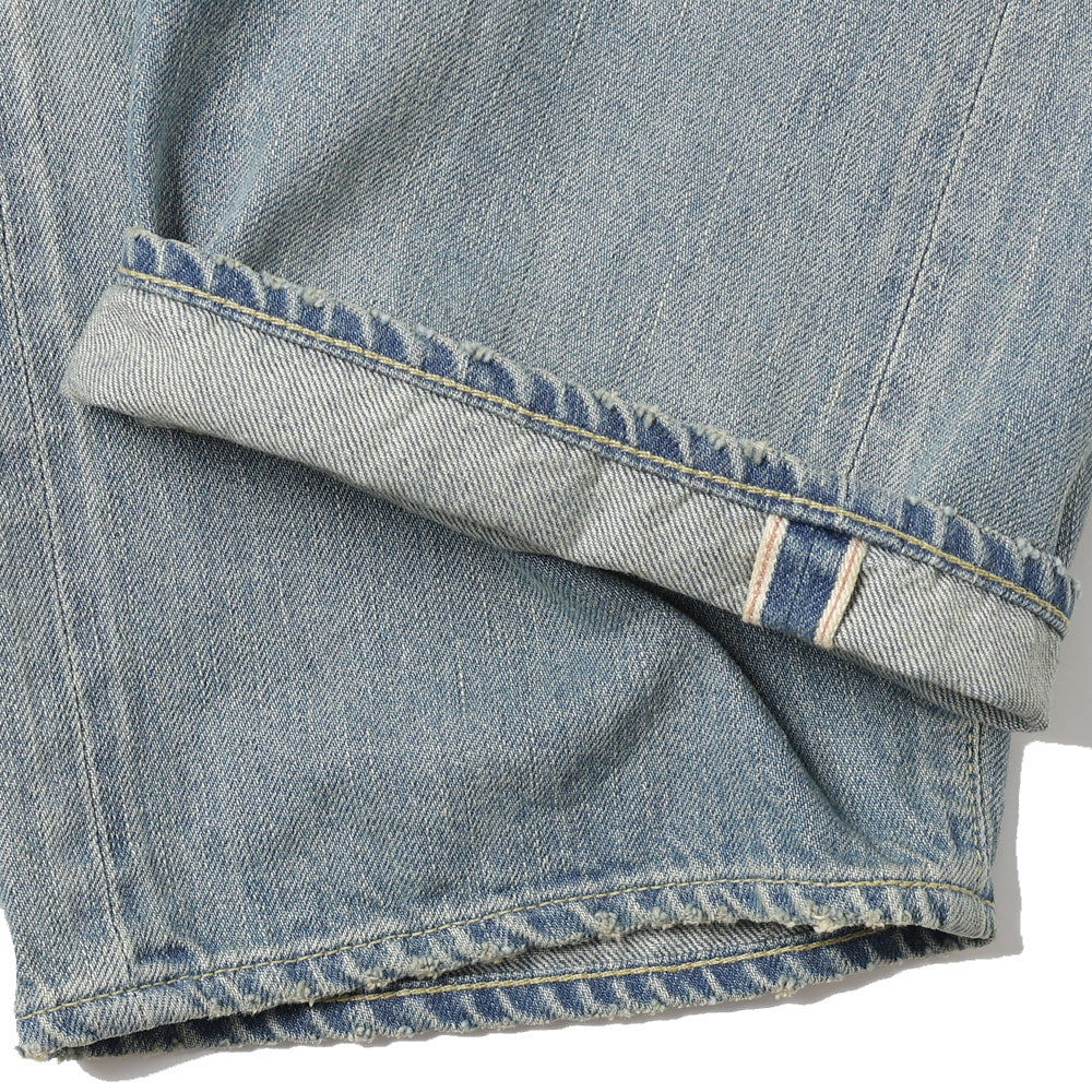 A.PRESSE No.37 Washed Wide Denim Pants (BLEACH)