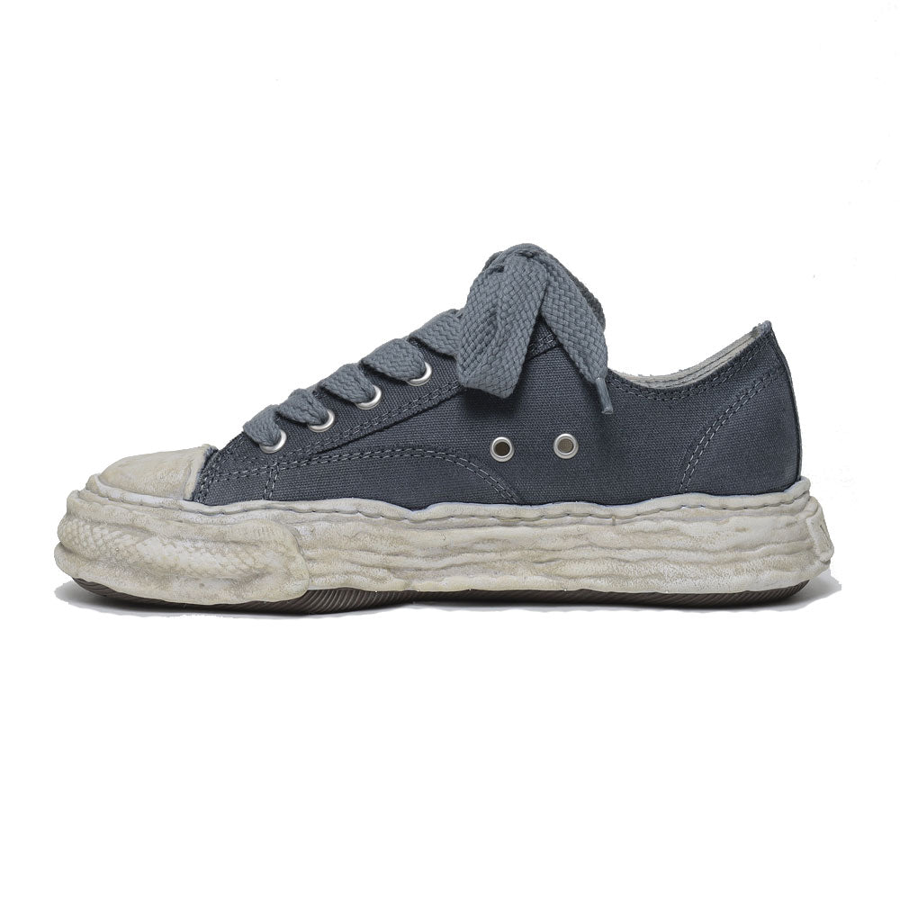 Maison MIHARA YASUHIRO OG Sole Canvas Garment Dye Low-top Sneaker BLACK