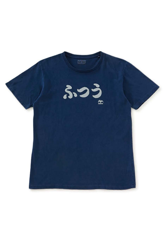 BLUE BLUE JAPAN Normal bassen Indigo T-shirt