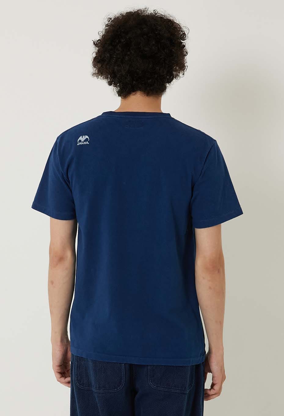 BLUE BLUE JAPAN Appare bassen Indigo T-shirt