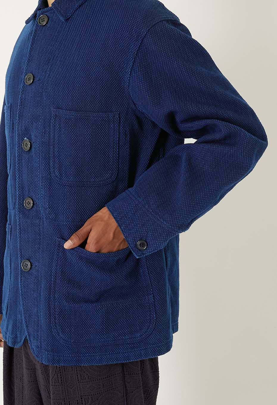 BLUE BLUE JAPAN Honnai Light Sashiko Chore Coat