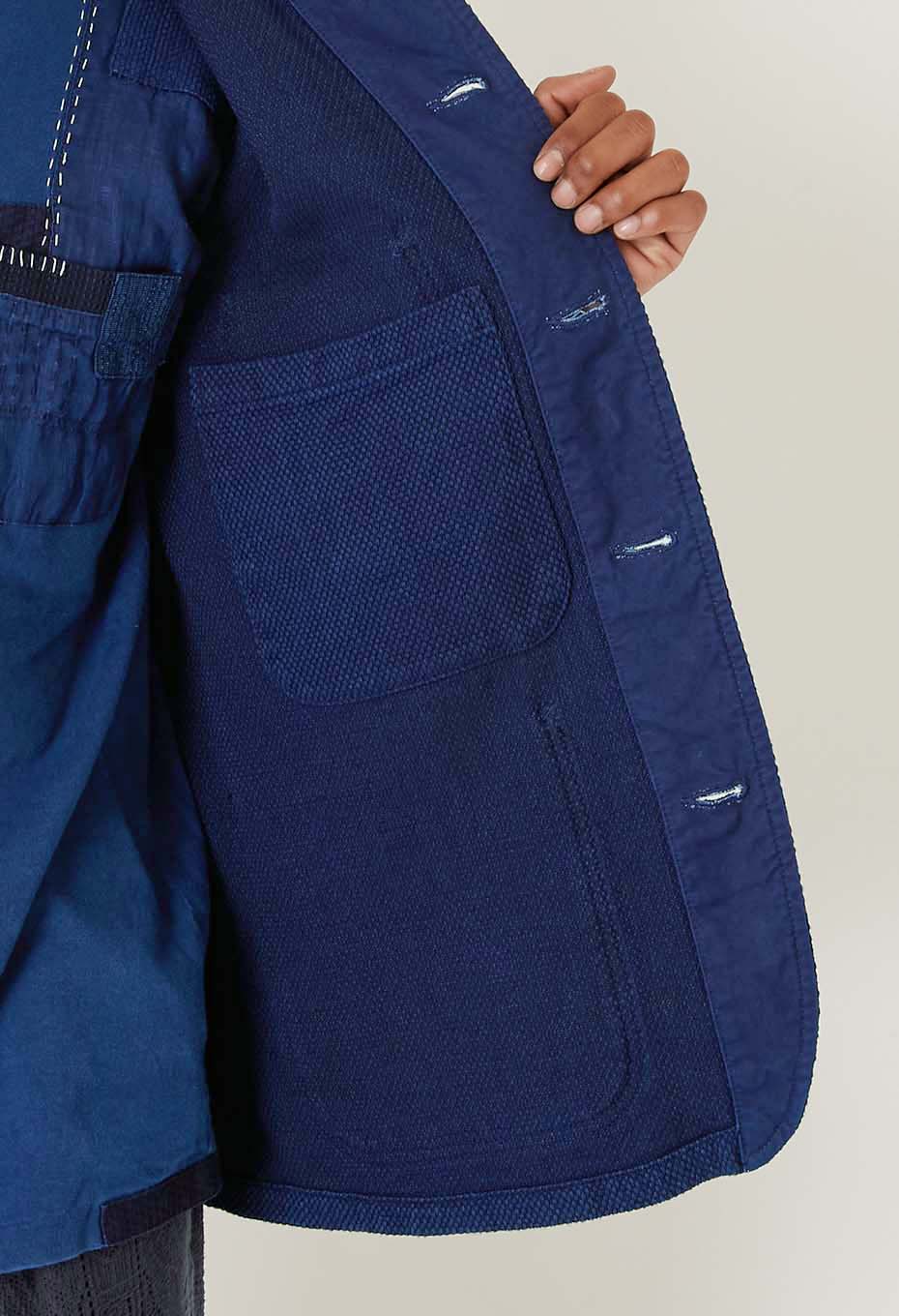 BLUE BLUE JAPAN Honnai Light Sashiko Chore Coat