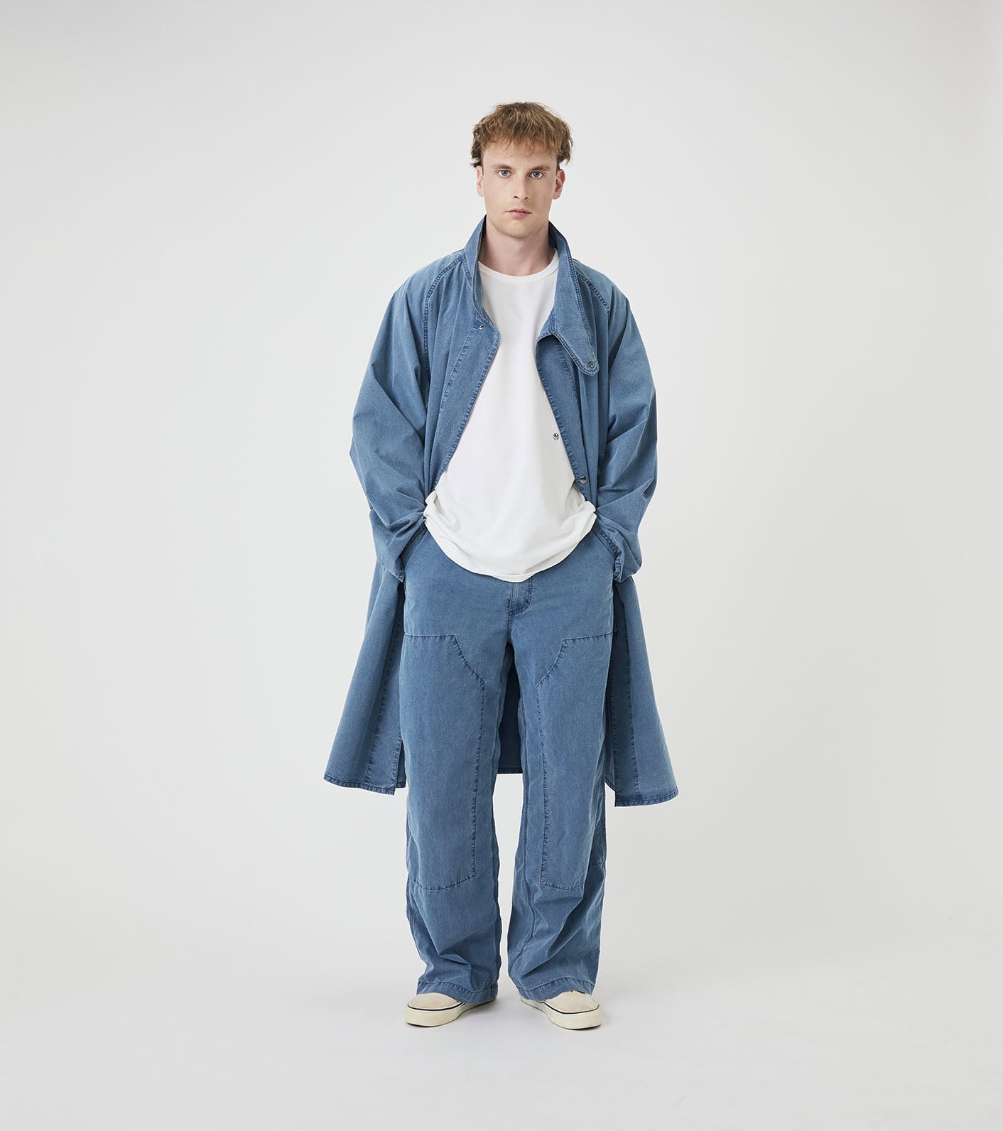 nanamica Indigo Weather Deck Pants