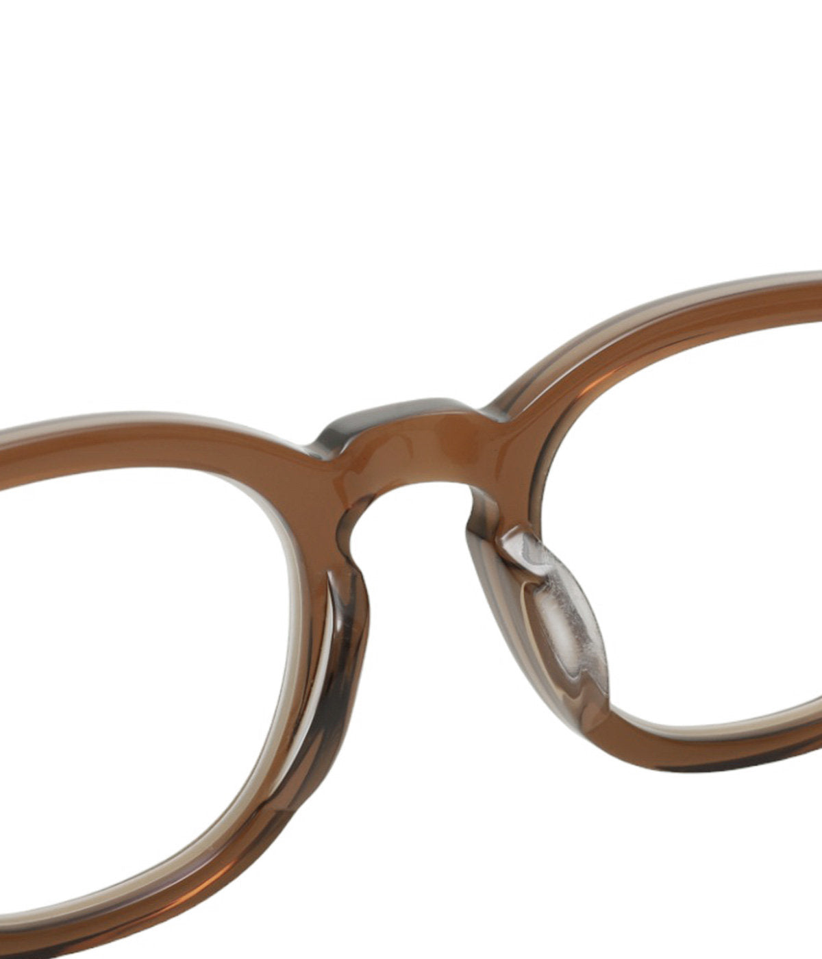 JULIUS TART OPTICAL AR Gold Edition Eyeglass Frame Red Brown