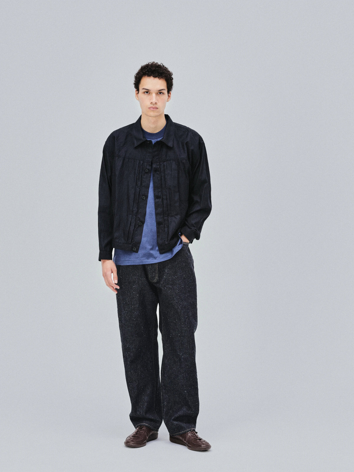KAPTAIN SUNSHINE 5P Zipper Front Denim Pants