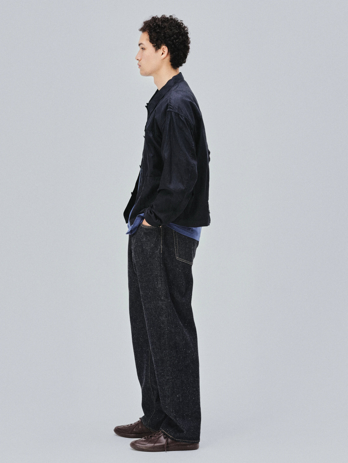 KAPTAIN SUNSHINE 5P Zipper Front Denim Pants