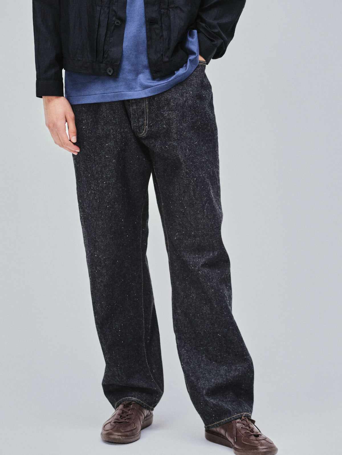 KAPTAIN SUNSHINE 5P Zipper Front Denim Pants