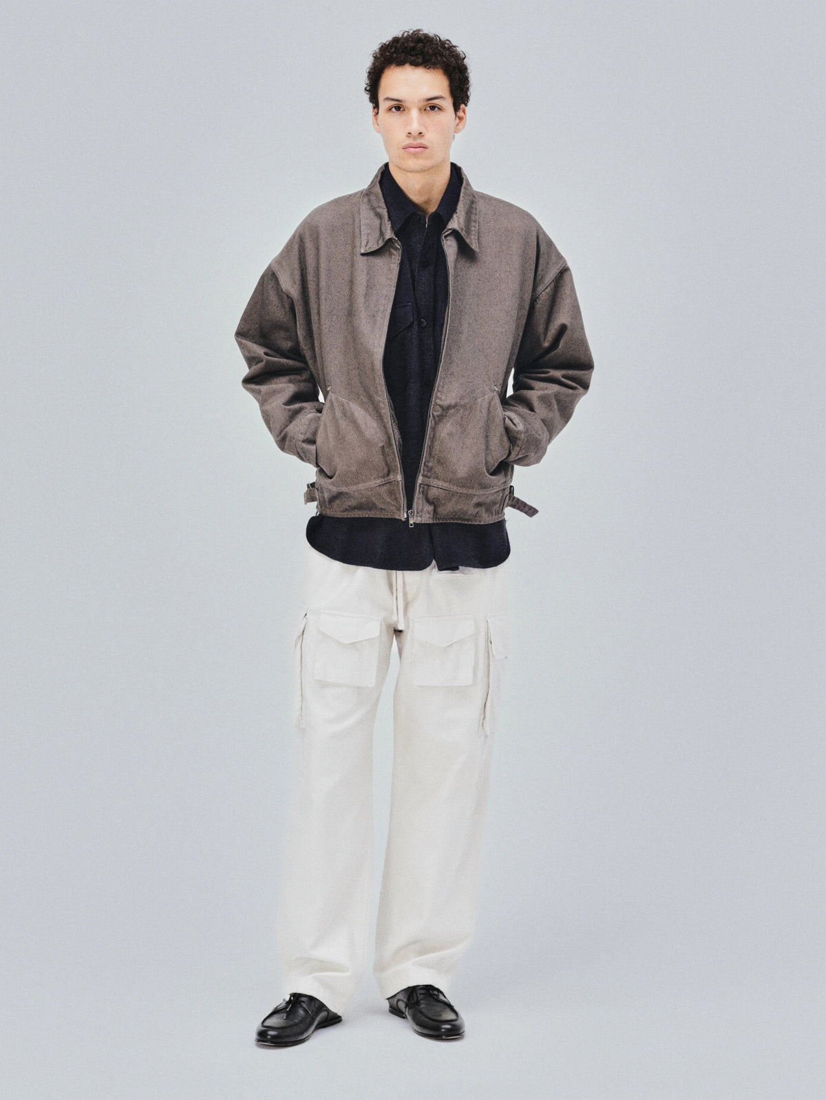 KAPTAIN SUNSHINE Dyed Denim Work Jacket