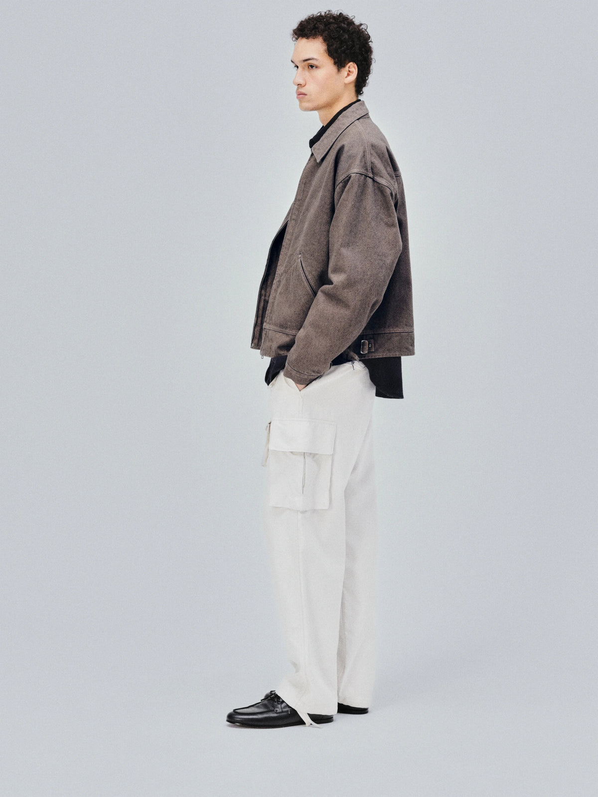 KAPTAIN SUNSHINE Dyed Denim Work Jacket