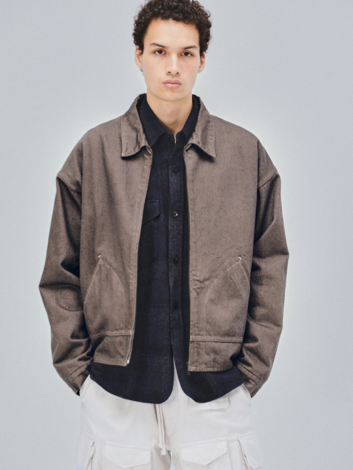 KAPTAIN SUNSHINE Dyed Denim Work Jacket
