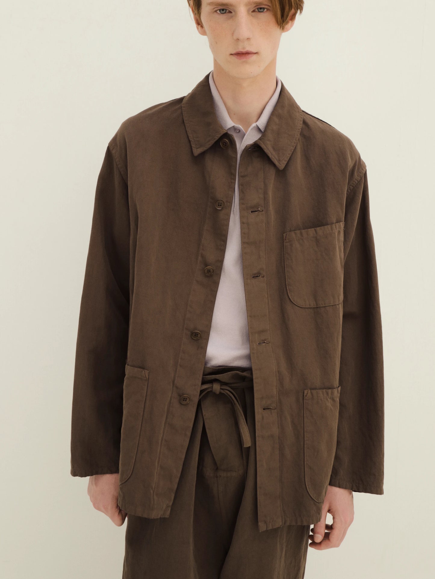 KAPTAIN SUNSHINE Gaba. Work Shirt Jacket