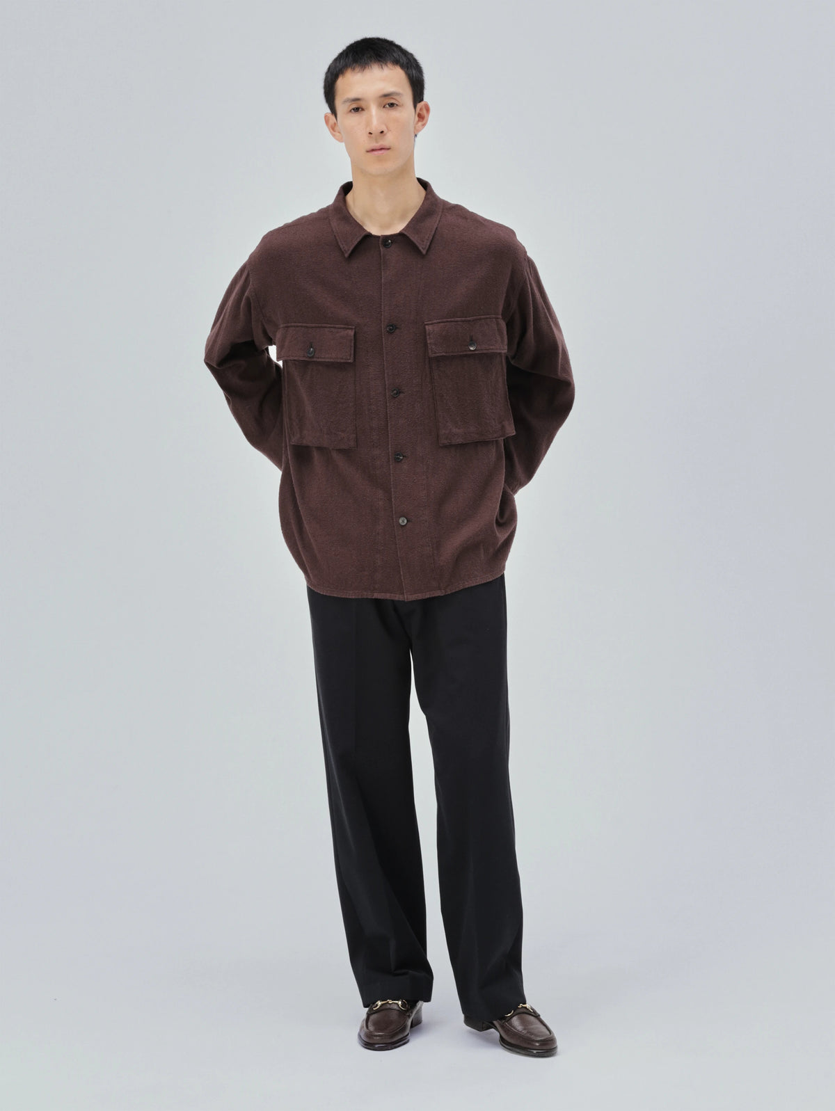 KAPTAIN SUNSHINE Silk Flannel Field Shirt Jacket