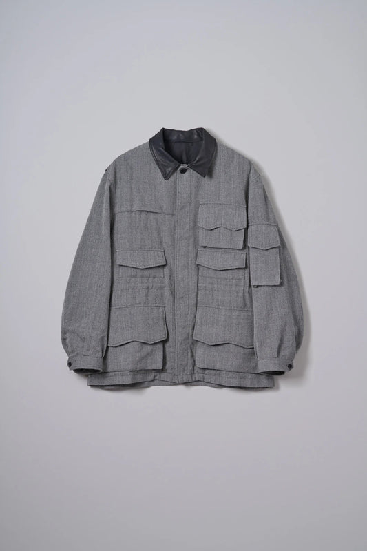 KAPTAIN SUNSHINE Wool Herringbone Explorer Jacket