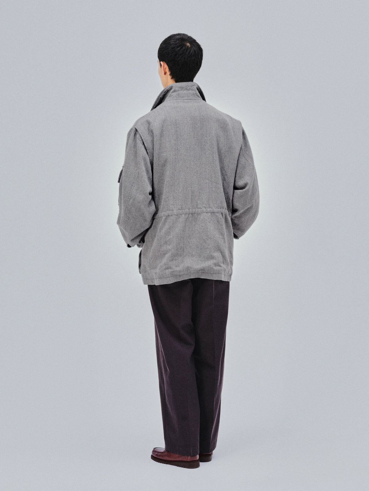 KAPTAIN SUNSHINE Wool Herringbone Explorer Jacket