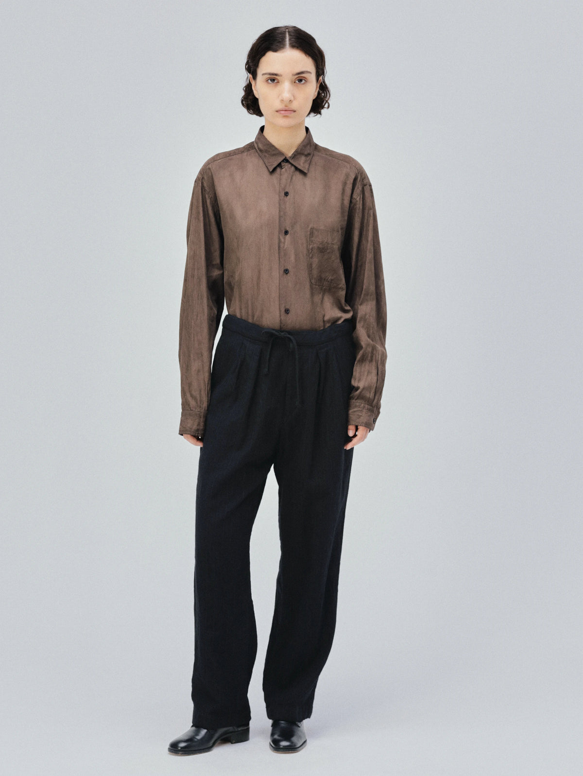 KAPTAIN SUNSHINE Wool Stripe Easy Trousers
