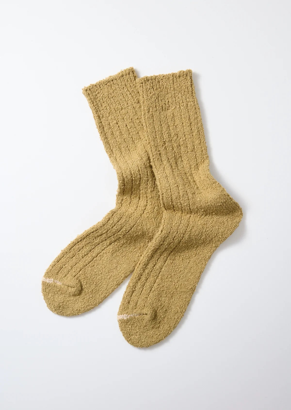 RoToTo RECYCLED COTTON BOUCLE CREW SOCKS