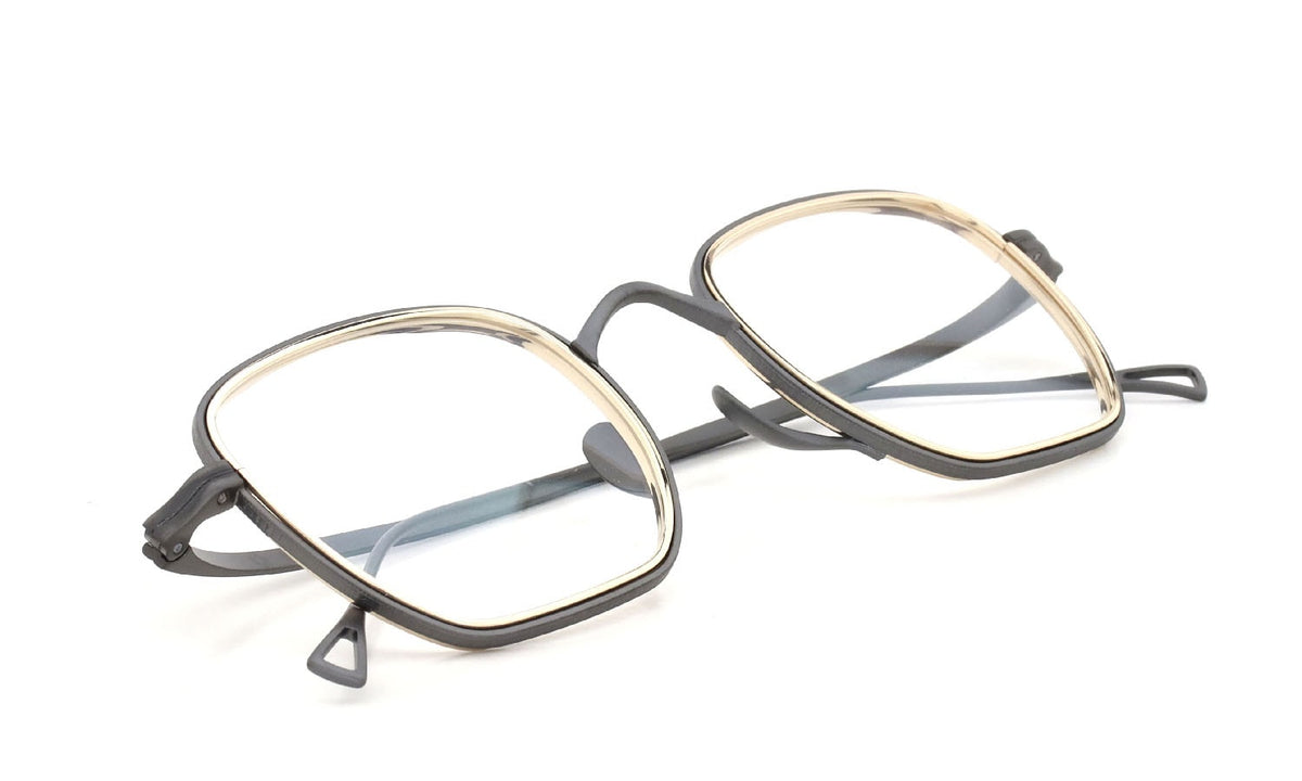 KameManNen Eyeglass Frame KMN-1233 MGR/GD 47size