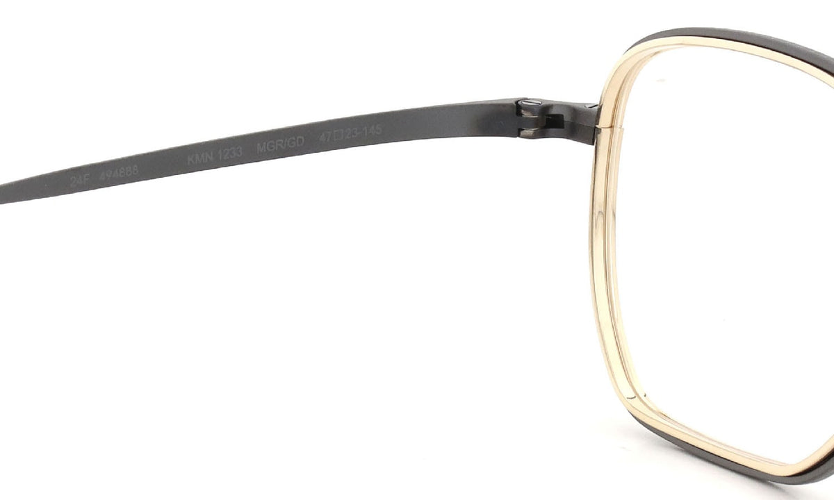 KameManNen Eyeglass Frame KMN-1233 MGR/GD 47size