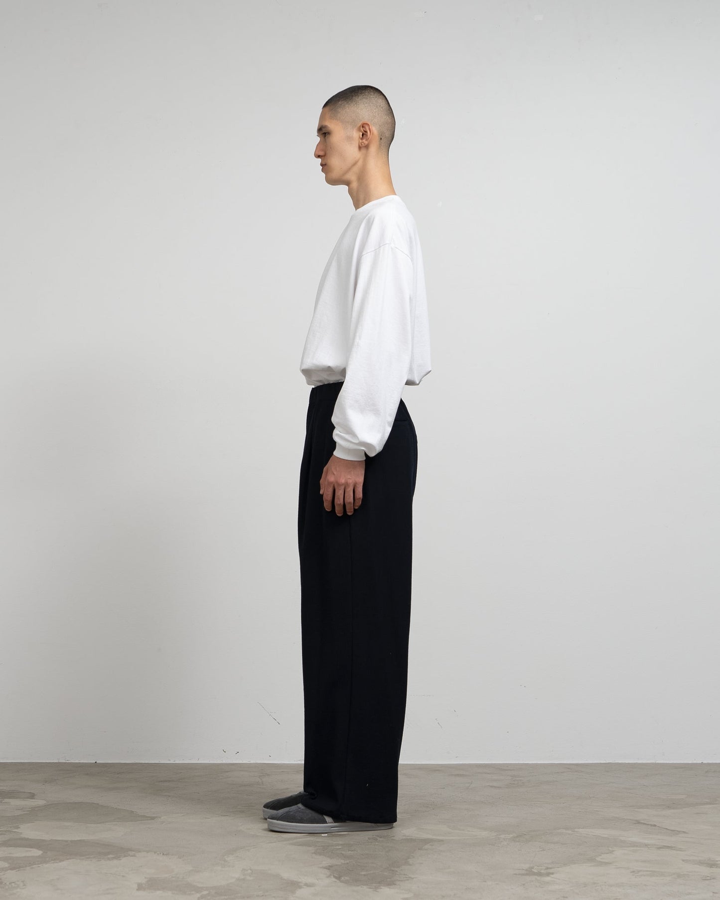 Graphpaper Knit Corduroy Wide Chef Pants