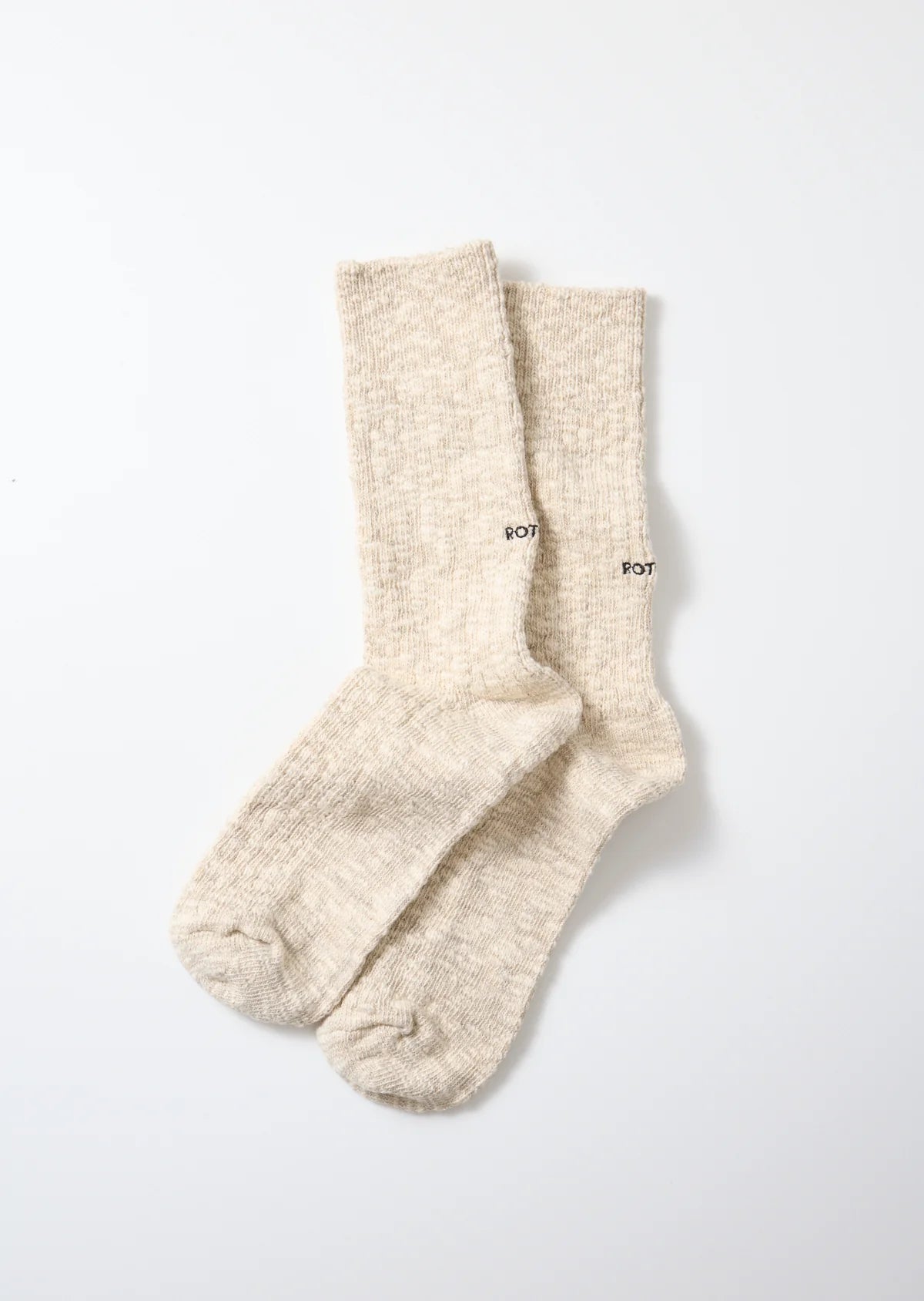 RoToTo ORGANIC COTTON SLUB CREW SOCKS