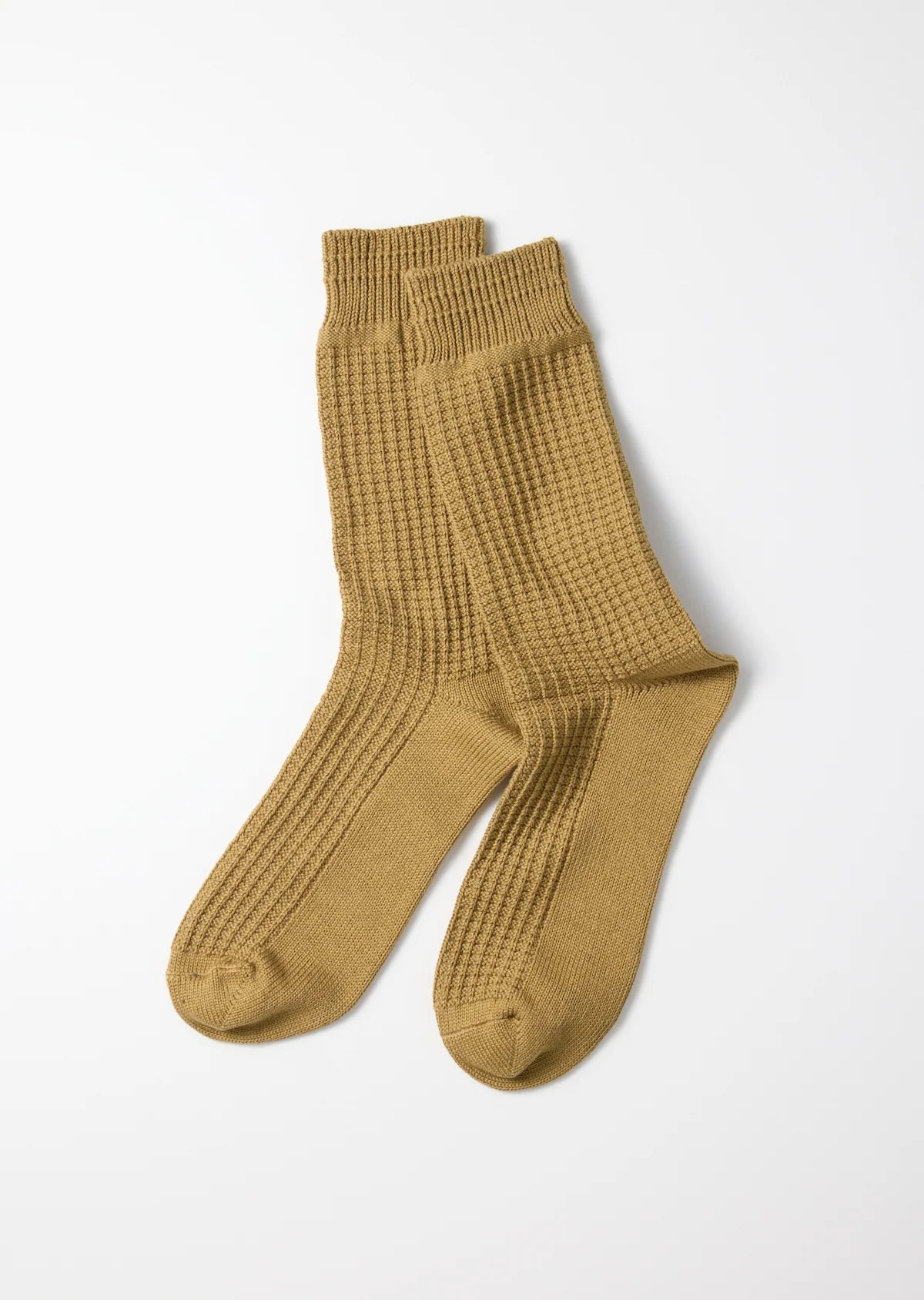 RoToTo COTTON WAFFLE CREW SOCK