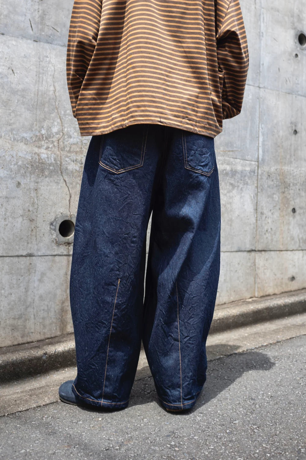 is-ness SILK DENIM 5PK BALLOON PANTS