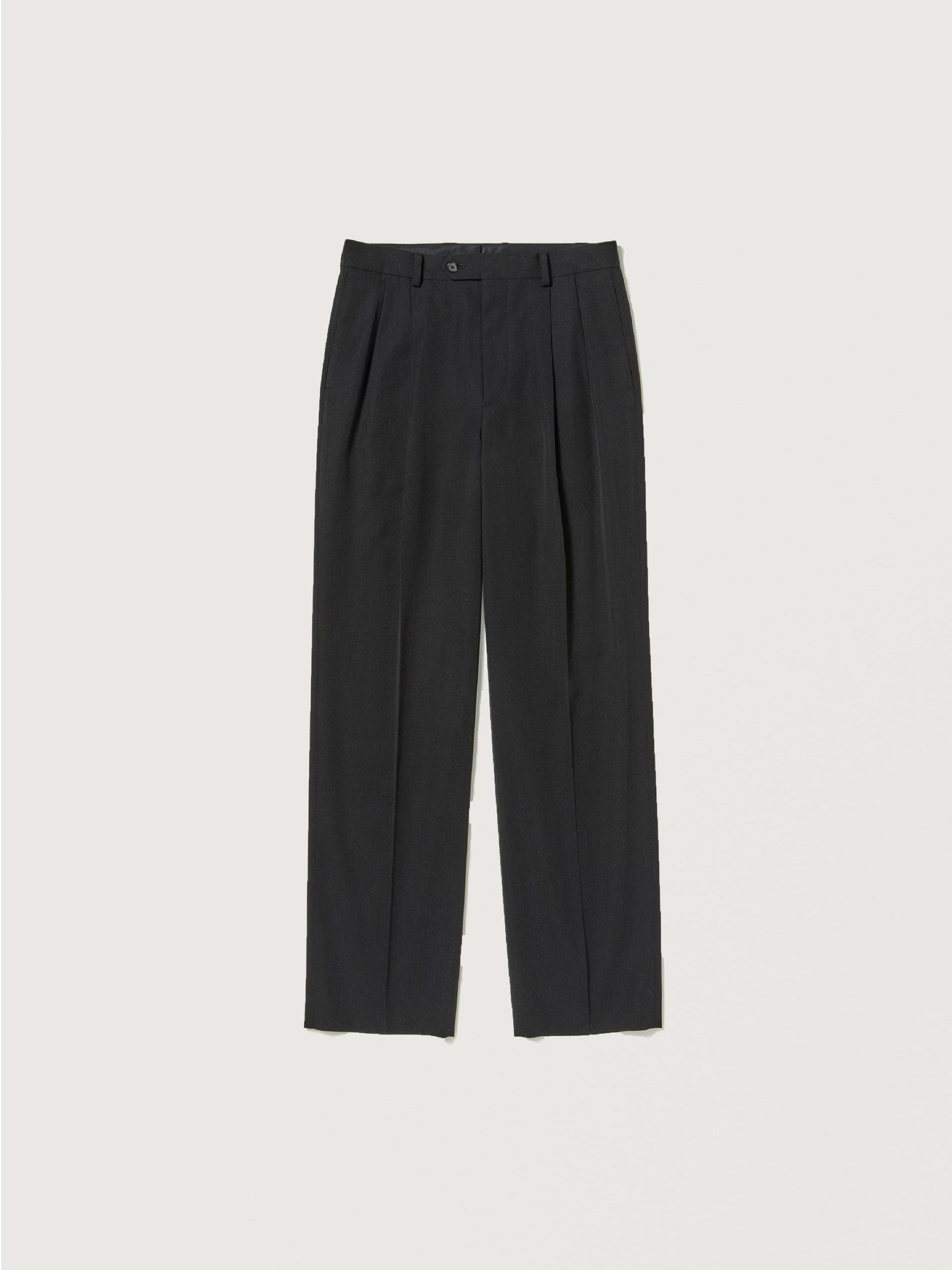 AURALEE LIGHT WOOL MAX GABARDINE TWO-TUCK SLACKS