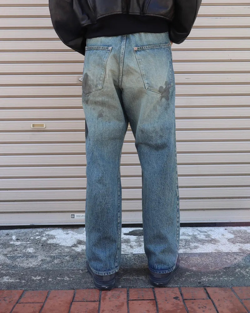 refomed RIGHT HANDED DENIM PANTS “USED“