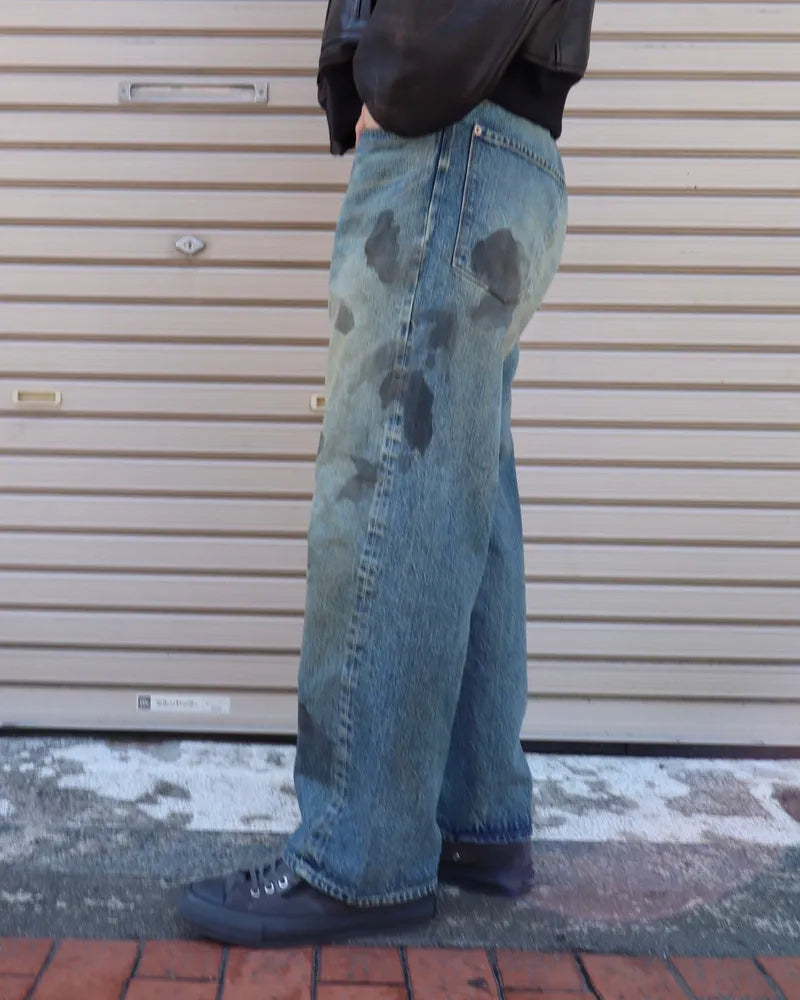 refomed RIGHT HANDED DENIM PANTS “USED“