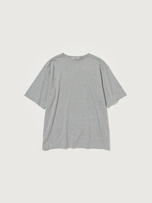 AURALEE LUSTER PLAITING BOAT NECK TEE