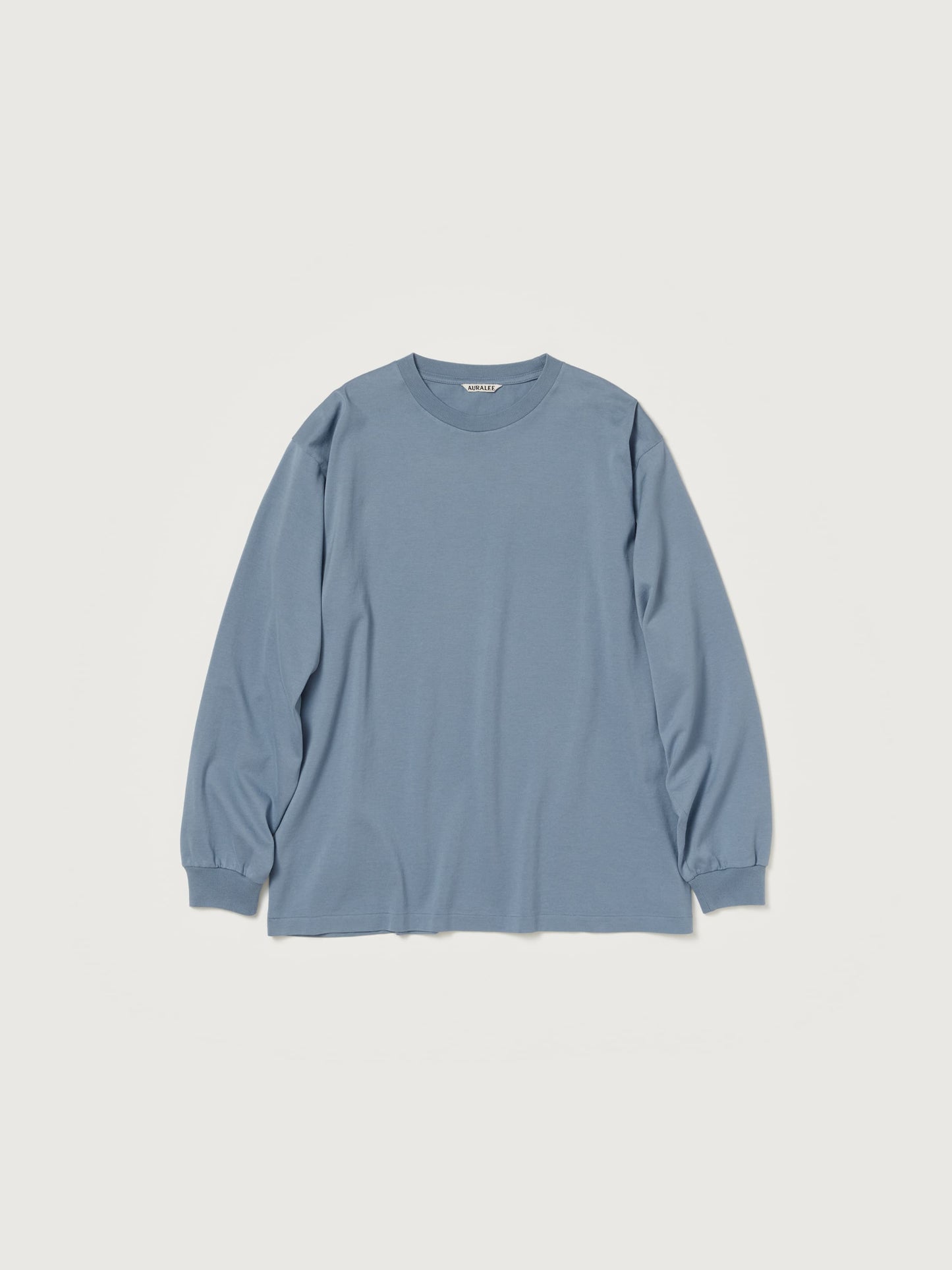 AURALEE LUSTER PLAITING L/S TEE