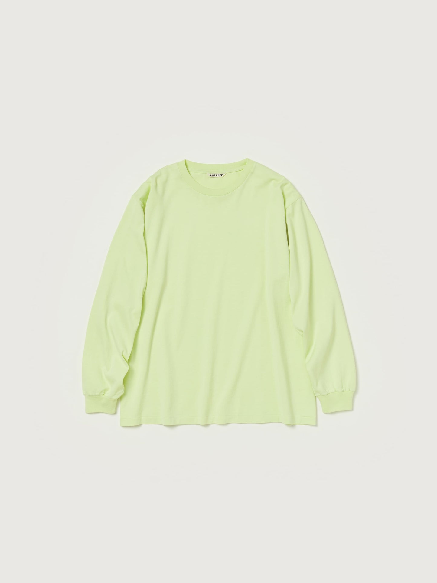 AURALEE LUSTER PLAITING L/S TEE