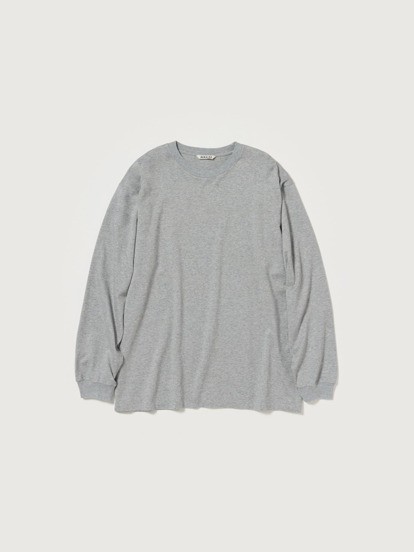 AURALEE LUSTER PLAITING L/S TEE