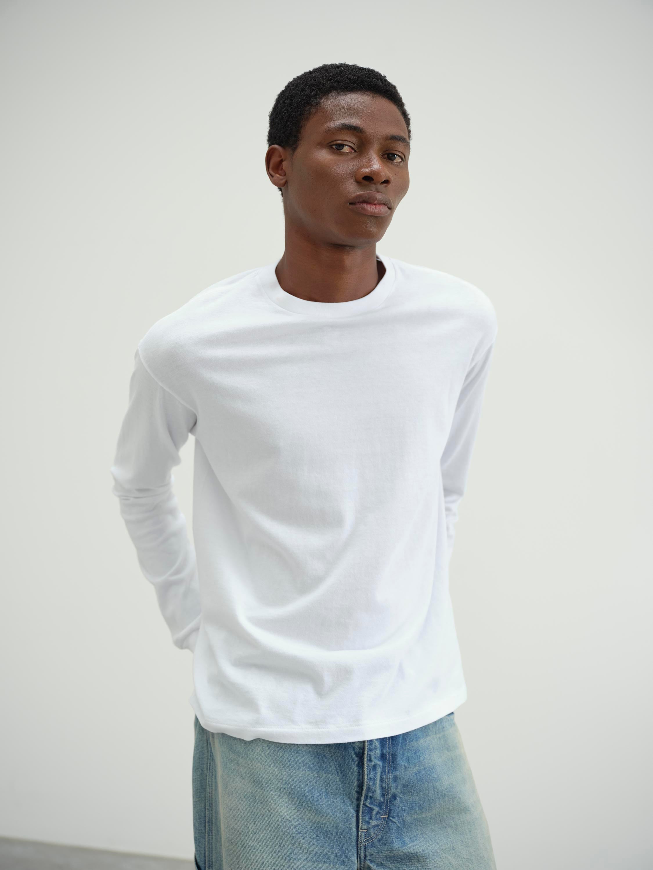 【AURALEE】 LUSTER PLAITING L/S TEE サイズ3 AURALEE LUSTER PLAITING L/S TEE サイズ5 Luster Plaiting L/S Tee(3