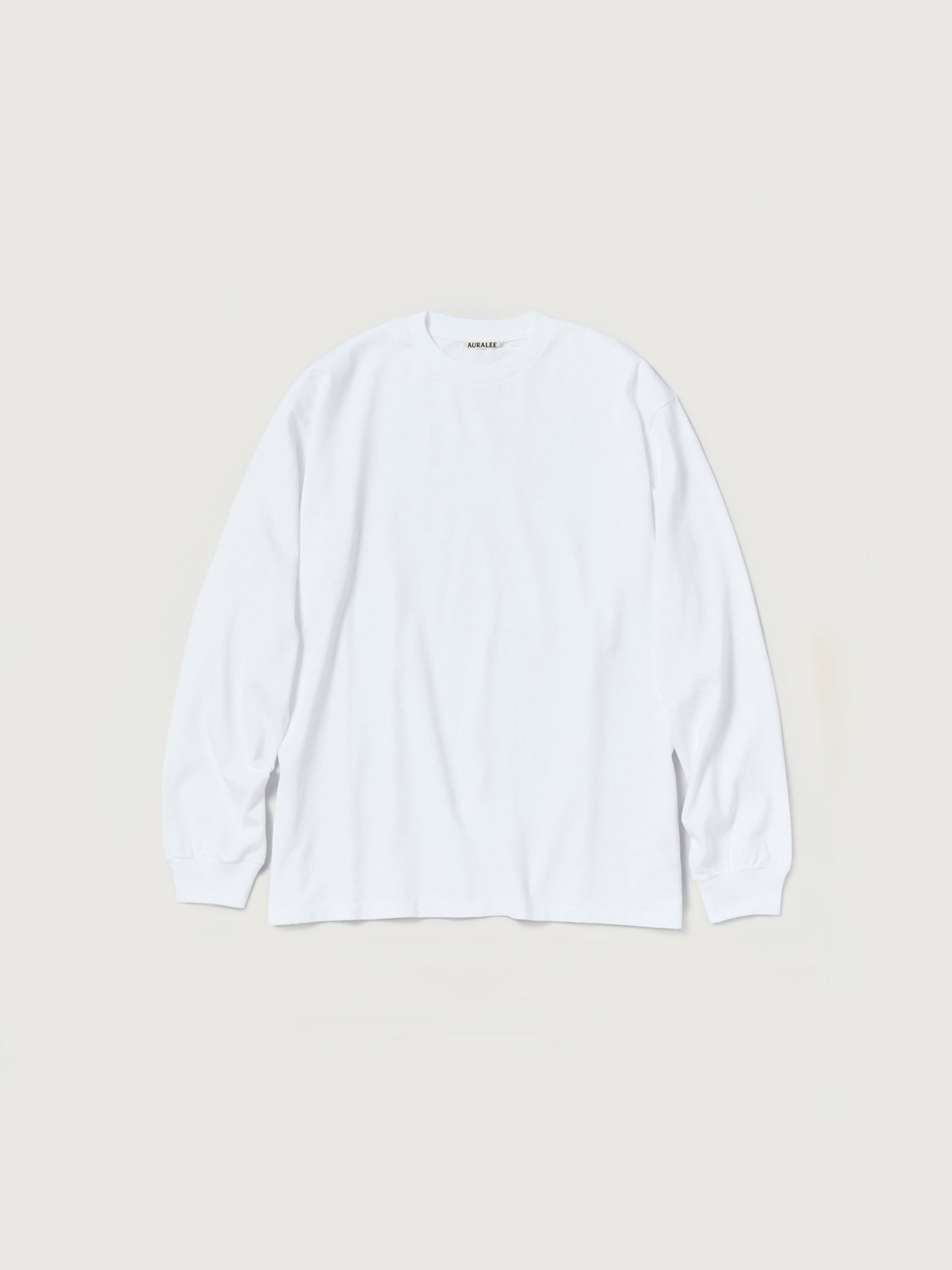 AURALEE LUSTER PLAITING L/S TEE