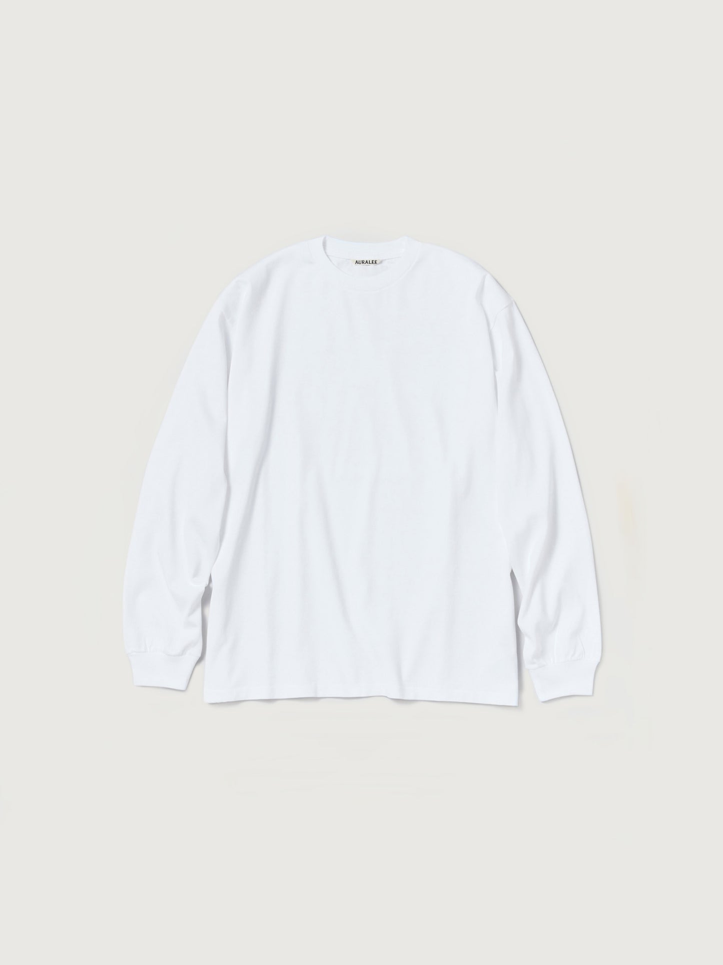 AURALEE LUSTER PLAITING L/S TEE