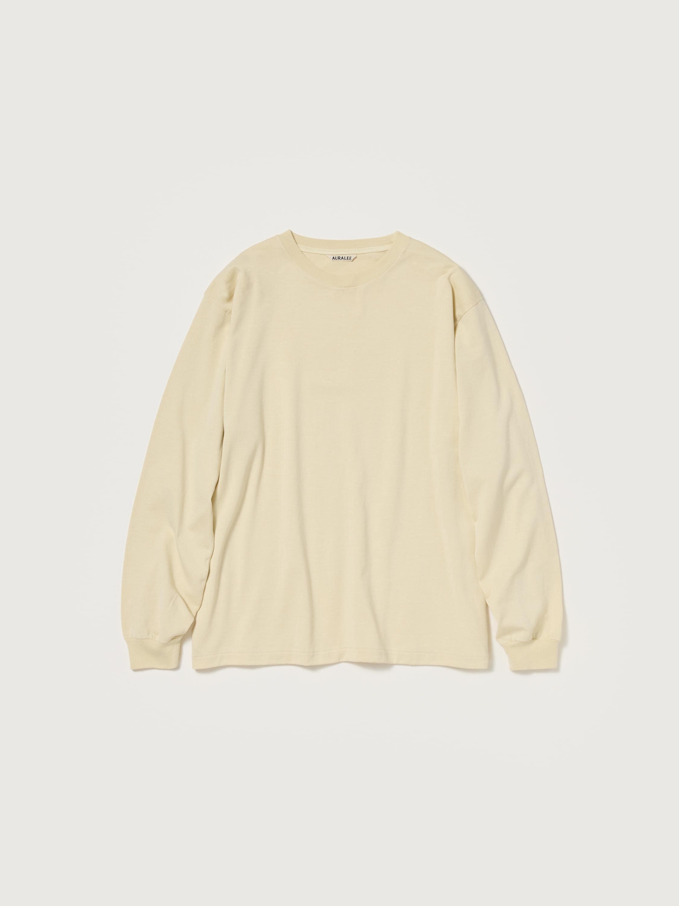 AURALEE LUSTER PLAITING L/S TEE – unexpected store