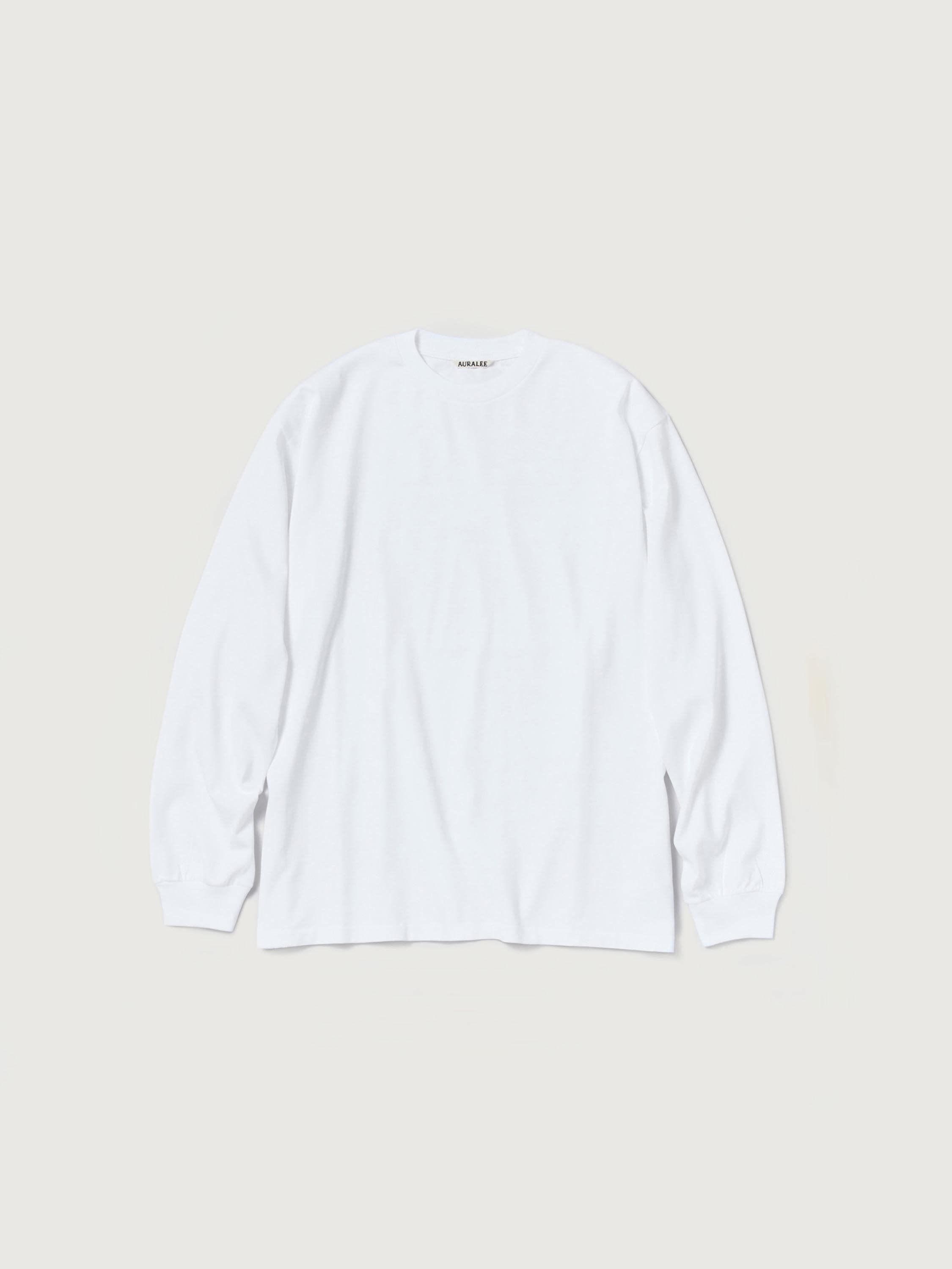AURALEE LUSTER PLAITING L/S TEE – unexpected store