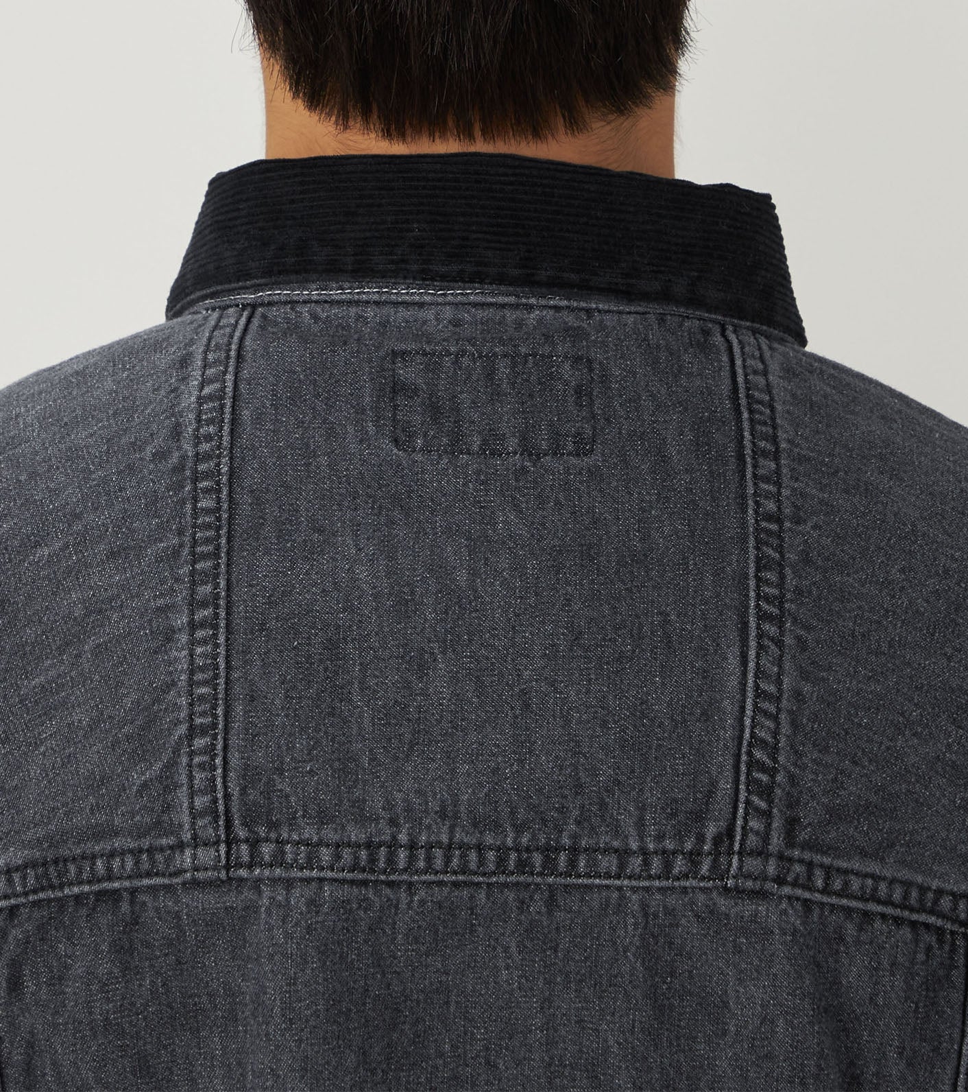 Purple Label Linen Cotton Denim Field Jacket