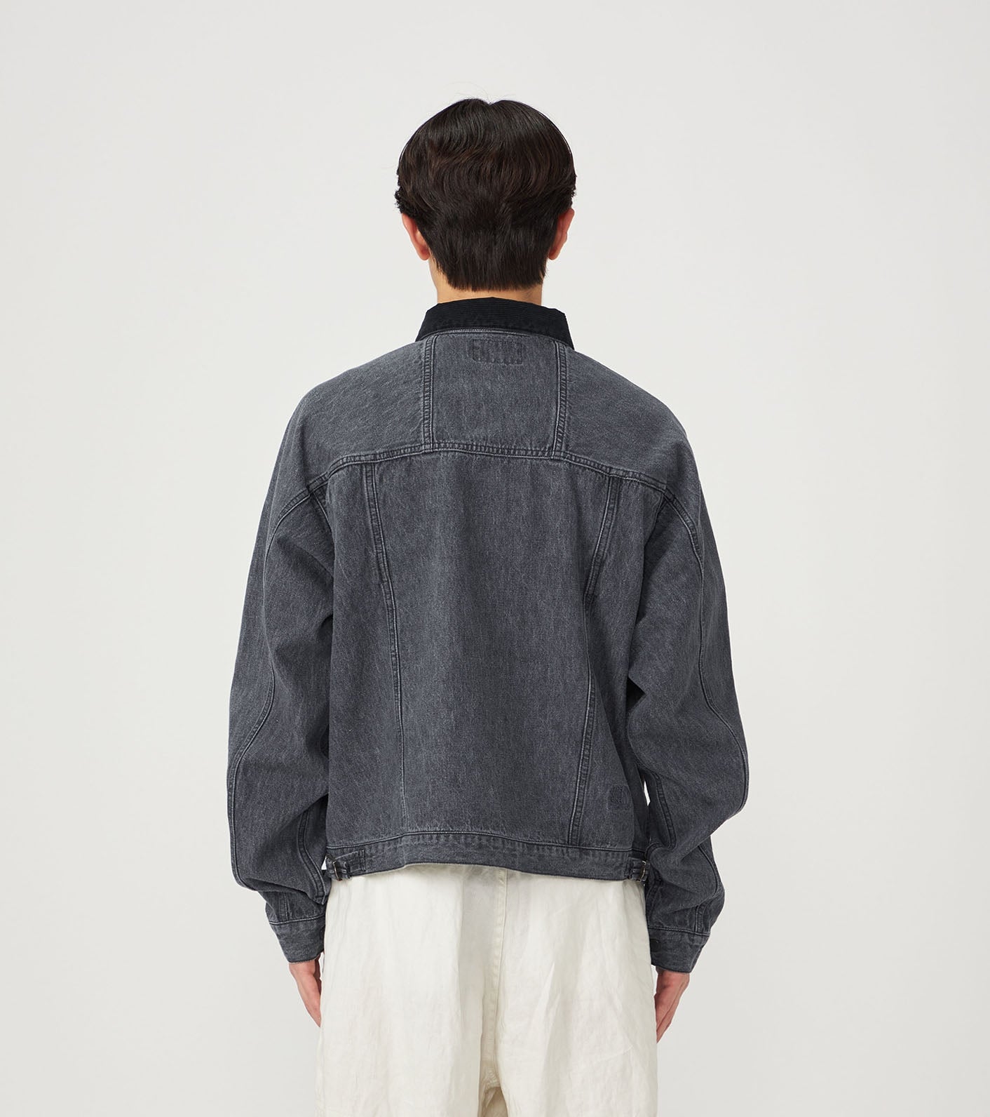 Purple Label Linen Cotton Denim Field Jacket