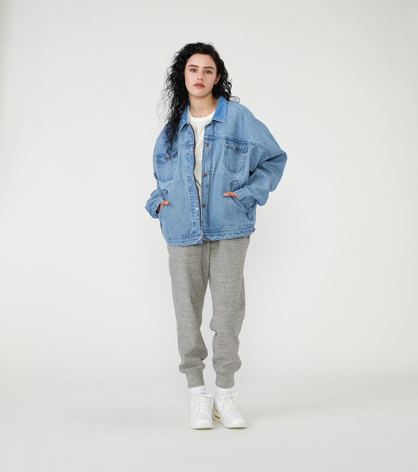 Purple Label Linen Cotton Denim Field Jacket