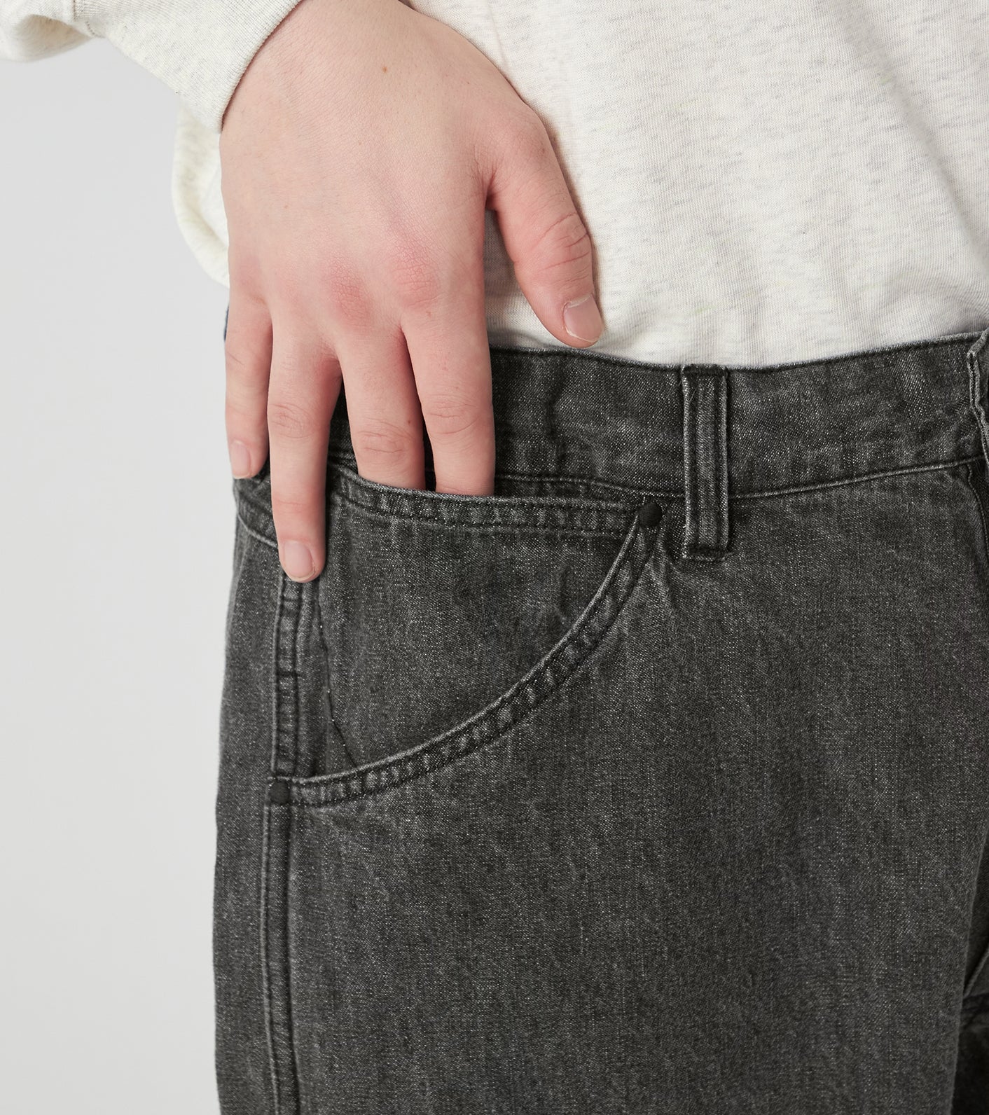 Purple Label Linen Cotton Denim Field Pants